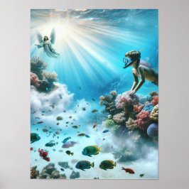 Himmlischer Tauchgang Poster