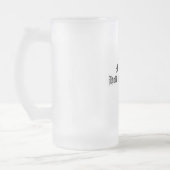 Himmlischer Teufel - mattierte GlasTasse Mattglas Bierglas (Links)