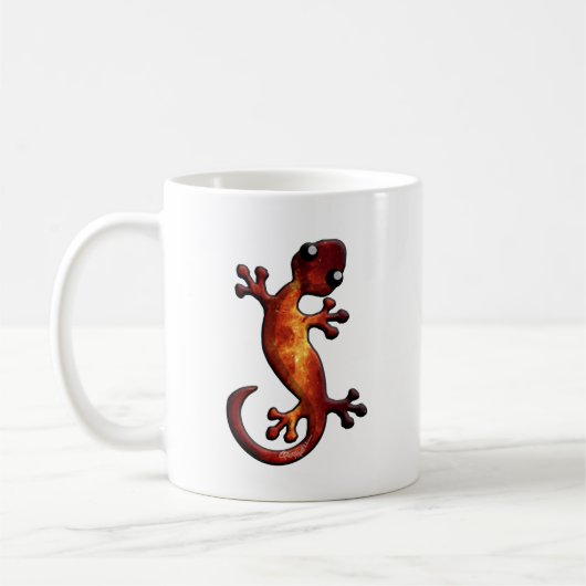 Himmlischer ThemaGecko Kaffeetasse (Links)