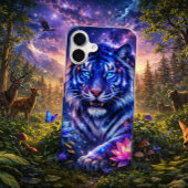 Himmlischer Tiger des Kosmos iPhone 16 Hülle
