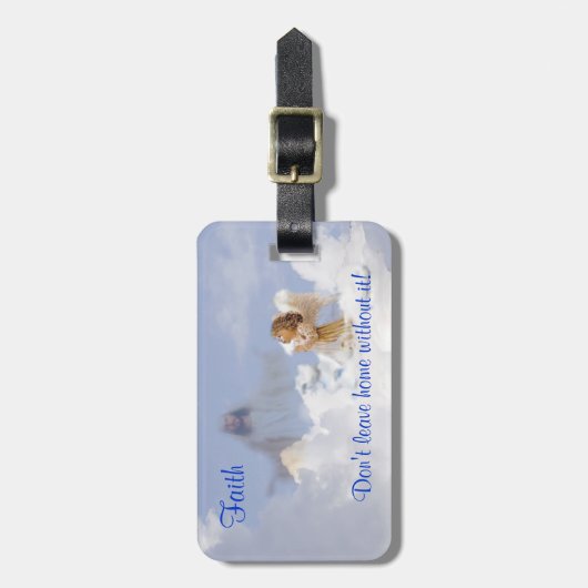 Himmlischer u. Jesus-Glaube verlassen Zuhause Gepäckanhänger (Vorderseite vertikal)