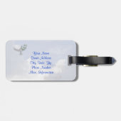 Himmlischer u. Jesus-Glaube verlassen Zuhause Gepäckanhänger (Rückseite horizontal)