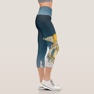 Himmlischer Wächter Capri Leggings