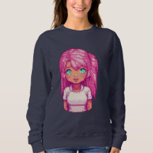 Himmlischer Wächter rosa Mädchen