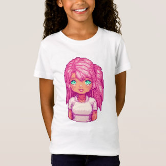 Himmlischer Wächter rosa Mädchen T-Shirt