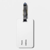 Himmlischer Welpe Gepäckanhänger (Rückseite vertikal)