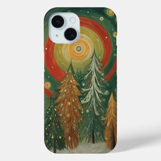 Himmlischer Winterhain Case-Mate iPhone Hülle (Rückseite)
