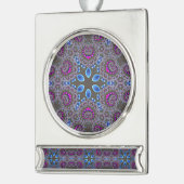Himmlischer Wirbel Banner-Ornament Silber (Links)