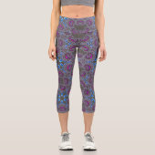 Himmlischer Wirbel Capri Leggings (Vorderseite)