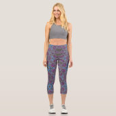 Himmlischer Wirbel Capri Leggings (Vorderseite)