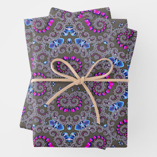 Himmlischer Wirbel Geschenkpapier Set (Beispiel)