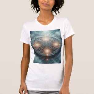 Himmlischer Zauberkreis – Leuchtende Alchemie T-Shirt