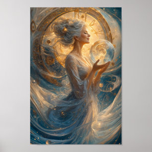 Himmlischer Zeitwahrer Reverie-Kunstposter Poster