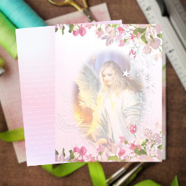 Himmlisches Angel Light Floral Scrapbook