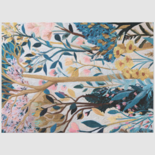 Himmlisches Blumen-Musselinpapier Seidenpapier