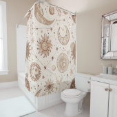 Himmlisches botanisches Muster (2) Duschvorhang (Beispiel)