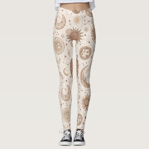 Himmlisches botanisches Muster (2) Leggings