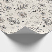 Himmlisches botanisches Muster (3) Geschenkpapier (Ecke)