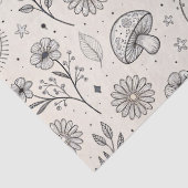 Himmlisches botanisches Muster (3) Seidenpapier (Detail)