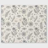 Himmlisches botanisches Muster (4) Geschenkpapier (Flach)