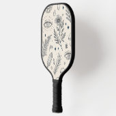 Himmlisches botanisches Muster (4) Pickleball Schläger (Links)