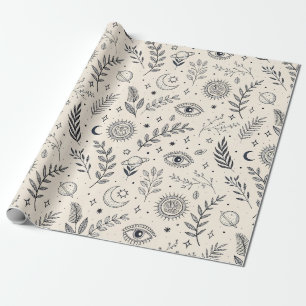 Himmlisches botanisches Muster (5) Geschenkpapier