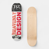 HIMMLISCHES DESIGN-OFFIZIELL-Skateboard Skateboard (Vorderseite)