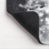 Himmlisches Engels-Weiß Mousepad (Ecke)