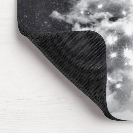 Himmlisches Engels-Weiß Mousepad (Ecke)