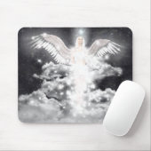 Himmlisches Engels-Weiß Mousepad (Mit Mouse)