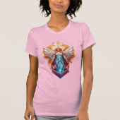 Himmlisches Engelsdesign T-Shirt (Vorderseite)