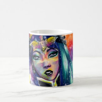 Himmlisches Fantasie-Mädchen Kaffeetasse