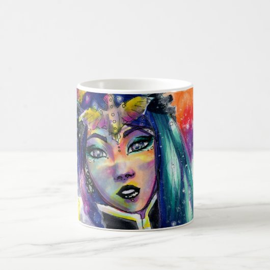 Himmlisches Fantasie-Mädchen Kaffeetasse (Mittel)