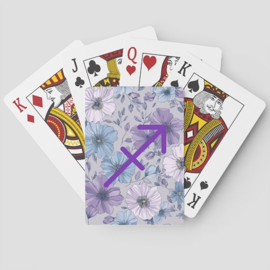 Himmlisches Gambit: Abenteuerlustiger Schütze Spielkarten (Rückseite)