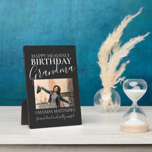 Himmlisches Geburtstagsgrandma | FOTO Fotoplatte (Seite)