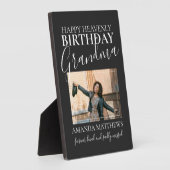 Himmlisches Geburtstagsgrandma | FOTO Fotoplatte (Seite)