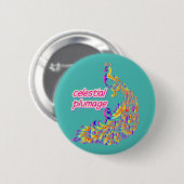 himmlisches Gefieder Button (Vorne & Hinten)