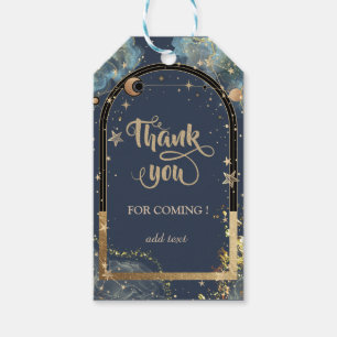 Himmlisches Gold Sonne Mond Glitter Geschenkanhänger