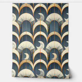 Himmlisches Goldbogen-Muster Tapete