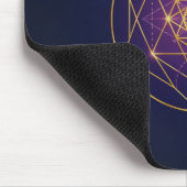 Himmlisches goldenes Mandala — Balance im Unendlic Mousepad (Ecke)