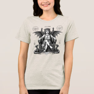 Himmlisches göttliches Kind des Lichts Tri-Blend Shirt