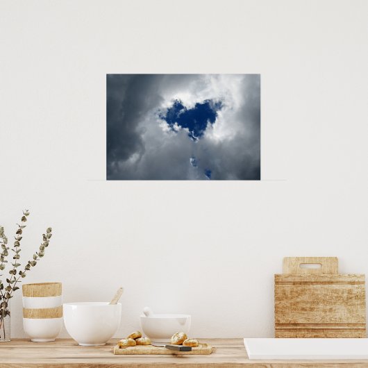 Himmlisches Herz Poster (Küche)