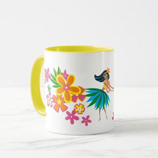 Himmlisches Hula! Tasse (Vorderseite Links)