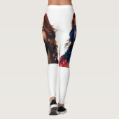 Himmlisches Jesus-Portrait Leggings (Rückseite)