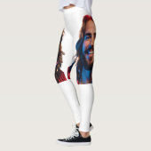 Himmlisches Jesus-Portrait Leggings (Links)