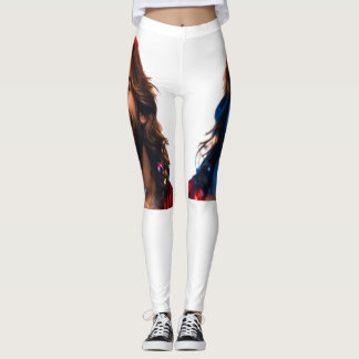 Himmlisches Jesus-Portrait Leggings
