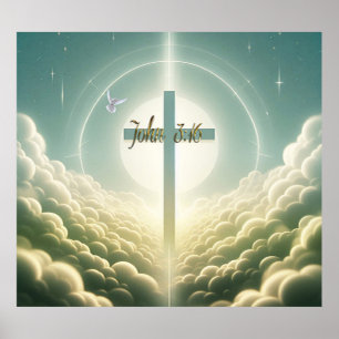 Himmlisches Kreuz Poster