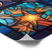 Himmlisches Kunstfaserposter Poster (Ecke)