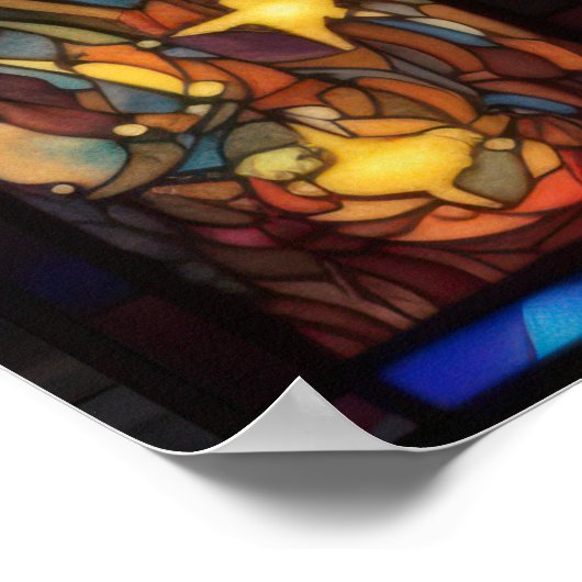 Himmlisches Kunstfaserposter Poster (Ecke)