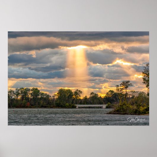 Himmlisches Licht Poster (Vorne)